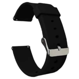 ACM Watch Strap Silicone Belt compatible with Titan Talk Smartwatch Casual Classic Band