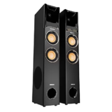 ZEBRONICS Octave Dolby Tower Speaker with 340W RMS Power, Wireless mic, Karaoke, 8” Subwoofer, 3 Way Design, HDMI ARC, Optical, Bluetooth 5.0, LED Display, Touch Panel & Remote Control