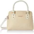 KLEIO Solid Color Top Handle Structured Handbag for Women Girls