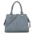 KLEIO Quilted Chain Handle Zip Closure Tote Handbag For Women Ladies