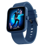 CrossBeats Ignite Spectra Plus Large 1.83″ Super AMOLED Smartwatch with BT Calling, Always On Display, in-Built Storage for Music up to 150+ Songs, Connect Your TWS or Neckband, Health Suite (Blue)
