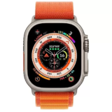 R4Rich MT8 Ultra – 258Mb RAM -Compass-AMOLED Always ON Display-Real Apple Logo ON/OFF-49MM Big Display Titanium Body with Screw and Push Lock -1:1, BT Calling with Rotating Crown (MT8 Alpine Orange)
